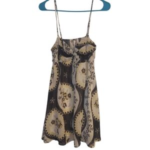 Free People Strappy Chiffon Slip Dress EUC yellow, black, wht,  blue EUC…